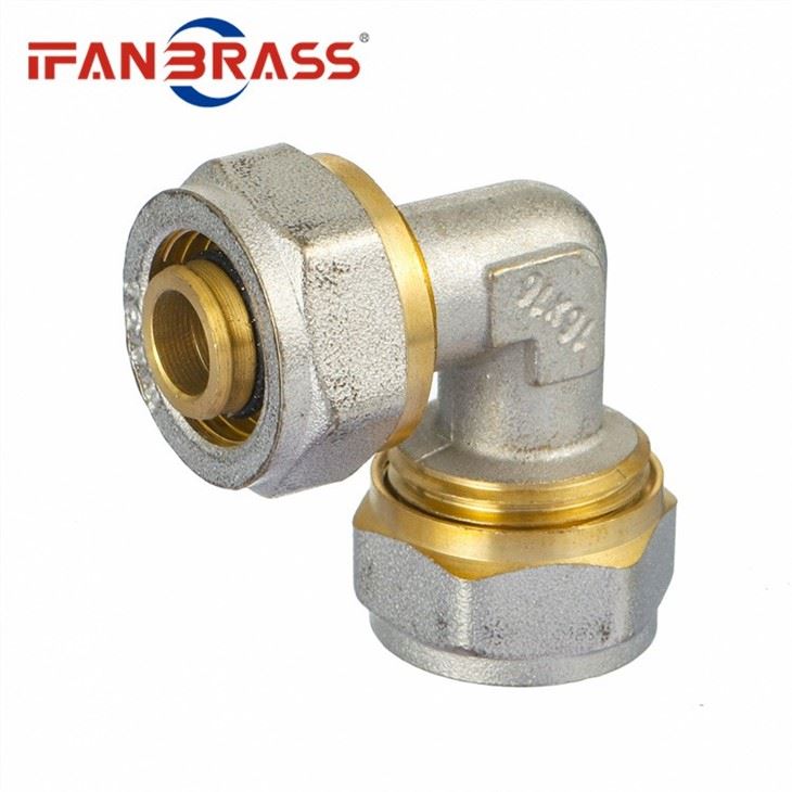 PEX Brass Anpression Elbow