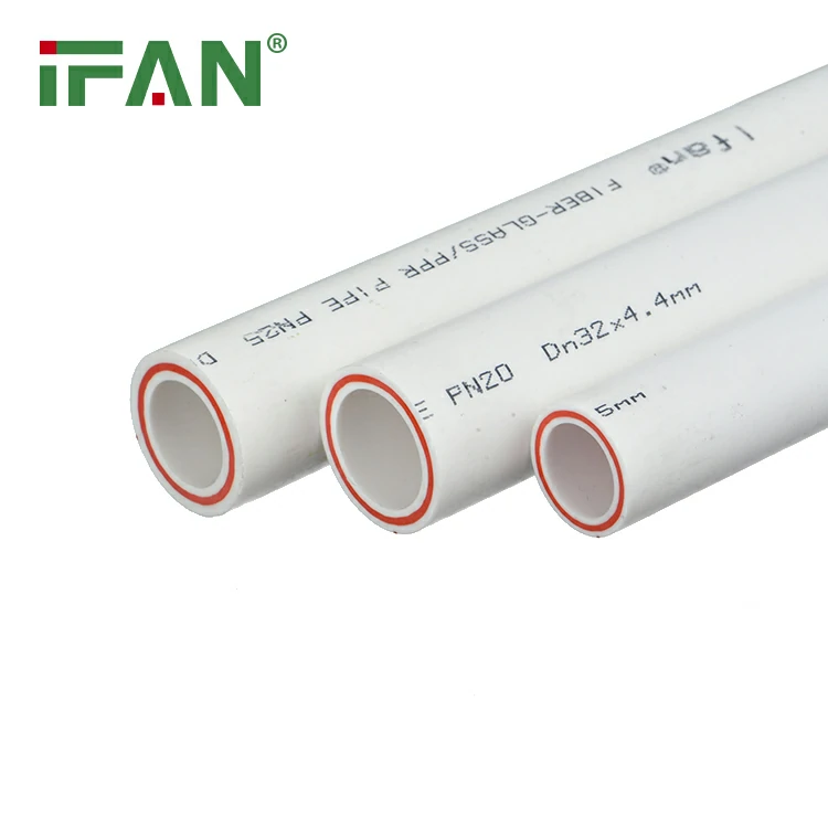 Pipe PPR de fibre de verre blanc ifan