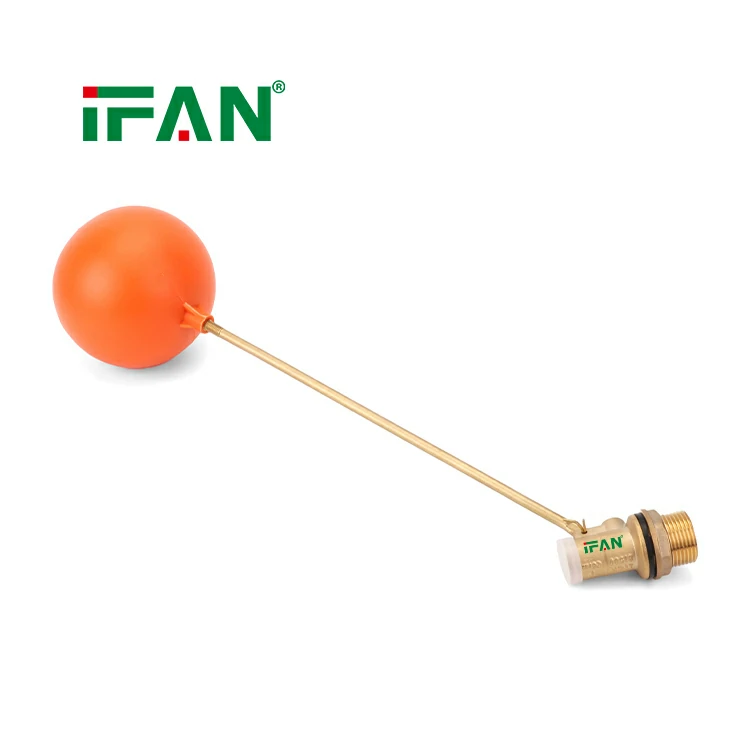 Robinet flotteur en laiton avec bille en plastique