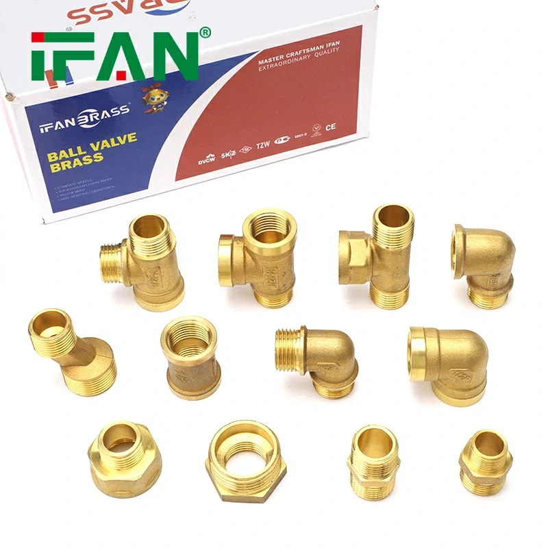 Ifan bon prix raccords filetés en laiton